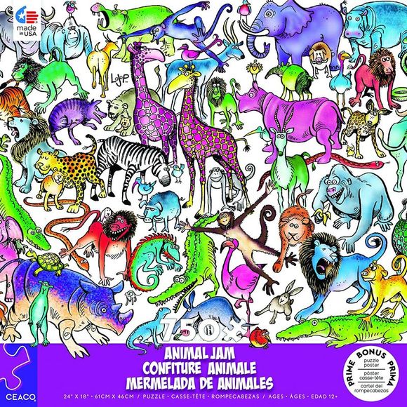 Ceaco Other - Ceaco 2021 Animal Jam Zoo 750 Piece Jigsaw Puzzle